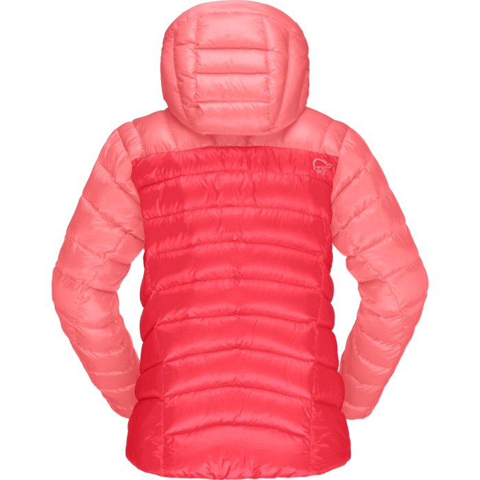 Norröna Women's lyngen down850 Hood Watermelon | Insider Sportshop