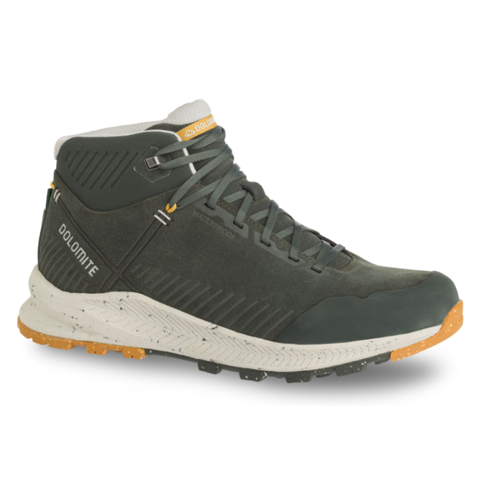 Dolomite Men's Shoe Carezza Leather Mid WP Thyme Green | Insider