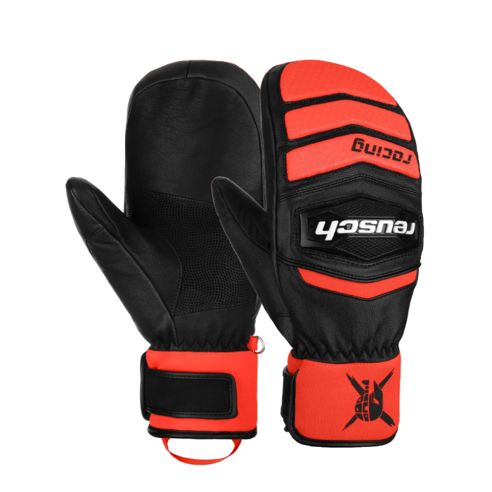 Reusch Worldcup Warrior GS Junior Mitten black/fluo red | Insider