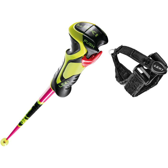 Leki Skistock WCR Lite SL 3D pink-blk-yellow | Insider Sportshop