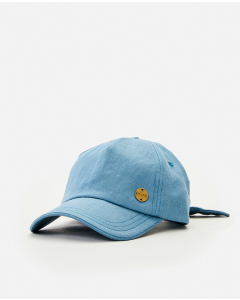 Rip Curl Girls HEMP TIE BACK CAP BLUE