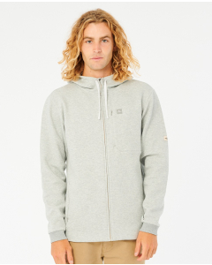 Rip Curl Men's VAPORCOOL ZIP THRU HOOD GREY MARLE