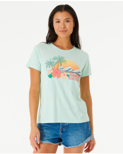 Rip Curl Women's LOW TIDE STANDARD TEE MINT