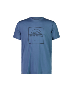 Mons Royale Men's Icon T-Shirt Blue Slate