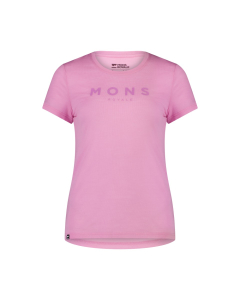 Mons Royale Women's Icon Merino Tee 1139 Pop Pink