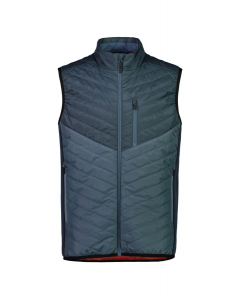 Mons Royale Mens Arete Wool Insulation Vest Midnight/Slate