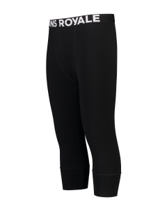 Mons Royale Men's Cascade Merino Flex 200 3/4 Legging Black