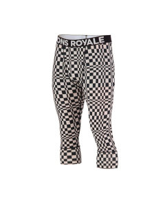 Mons Royale Men's Cascade Merino Flex 200 3/4 Legging Checkers