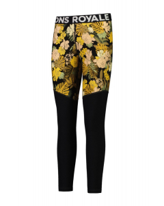 Mons Royale Womens Cascade Merino Flex 200 Legging Floral Camo