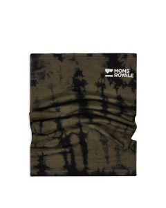Mons Royale Daily Dose Neckwarmer Olive Tie Dye