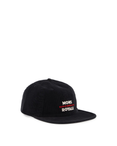 Mons Royale Corduroy Roam Cap Black