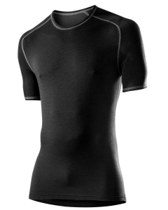 Löffler Mens Shirt S/S Transtex® Warm 10731 990 black
