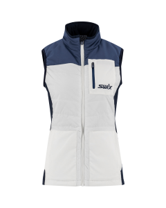 Swix Horizon Primaloft vest Womens Snow white