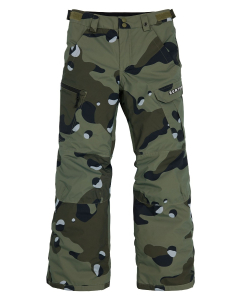 Burton Boys Exile 2L Cargo Pants Forest Moss Cookie Camo