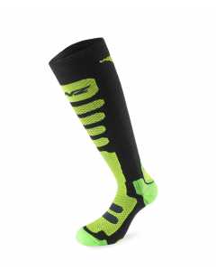 Lenz Socken Free Tour 1.0 schwarz/lime