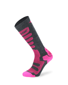 Lenz Socken Free Tour 1.0 grau/pink