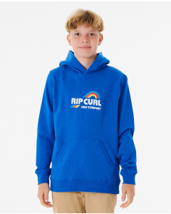 Rip Curl Boys MAMMA FLEECE HOOD RETRO BLUE