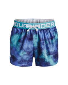 UA Girls Play Up Printed Shorts 1363371 495