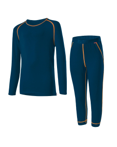 Löffler Kids Set 3/4 Pants Transtex® Warm 13746 472 deep water