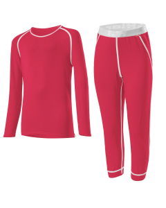 Löffler Kids Set 3/4 Pants Transtex® Warm 13746 561 rouge red