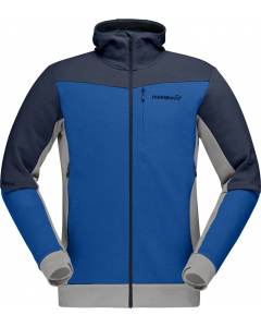 Norröna falketind warmwool2 stretch Zip Hood M's Olympian Blue/Indigo Night