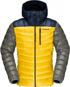 Norröna lyngen down 850 Hood M's Indigo Night/Lemon Chrome