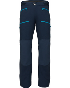 Norröna Mens lyngen flex1 Pants Indigo Night/Hawaiian surf