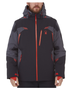 Spyder Mens LEADER Jacket 015 BLK VCO