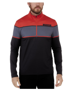 Spyder Mens SPIRIT OF '78 ZIP T-NECK 630 VCO BLK