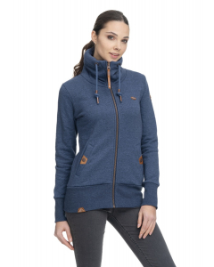 Ragwear Damen Pulli RYLIE ZIP NAVY