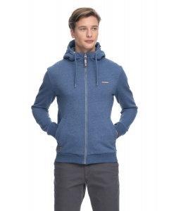 Ragwear Herren Pulli NATE ZIP BLUE