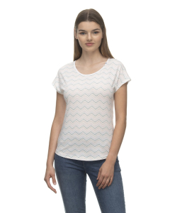 Ragwear Women's Top CHEDAR CHEVRON OFF WHITE