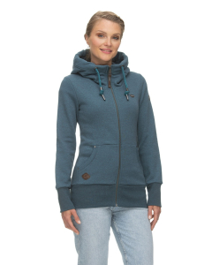 Ragwear Women's Sweatshirt NESKA ZIP PETROL