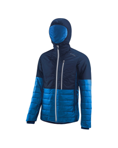 Löffler Men's Hooded Iso-Jacket CF PL100 26302 495 dark blue