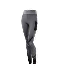 Löffler Women's Long Tights Plumes 26766 909 STEEL GREY