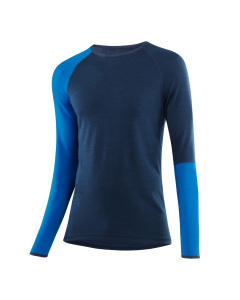 Löffler Men's Shirt LS CB Transtex® Merino 27163 495 dark blue