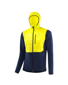 Löffler Men's Hooded Hybridjacket Ozzy PL Active 27207 250 lemon