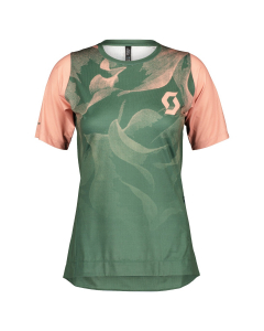 Scott Womens Shirt Trail Vertic Pro SS crystal pink/smoked green