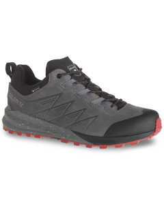 Dolomite Men's Shoe Croda Nera GTX Gunmetal Grey/Fiery Red