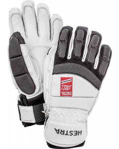 Hestra GRIPEN GS - 5 FINGER WHITE/MEDIUM BLUE