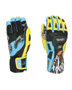Level SQ CF Glove Yellow-Blue