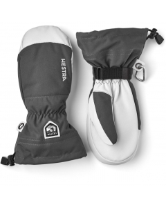 Hestra Mitten Army Leather Heli Ski grey