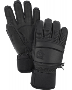 Hestra LEATHER FALL LINE - 5 FINGER BLACK