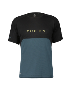 Scott Men's Shirt Trail Tuned SS black/aruba green