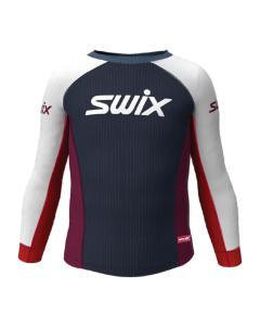 Swix RaceX Bodyw LS Junior Dark navy/ Rhubarb red