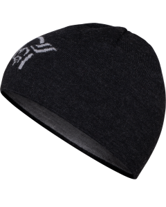 Norröna 29 light merinoUll logo Beanie Caviar Melange