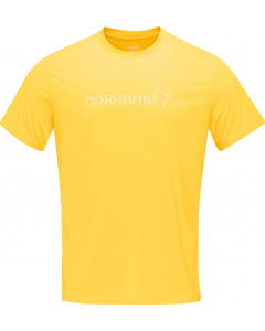 Norröna Men tech T-Shirt lemon chrome