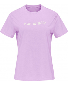 Norröna Women tech T-Shirt violet tulle