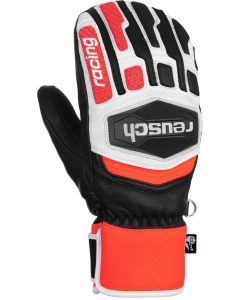 Reusch Worldcup Warrior Team Mitten black/white/fluo red