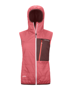 Ortovox Women's SWISSWOOL PIZ DUAN VEST wild rose